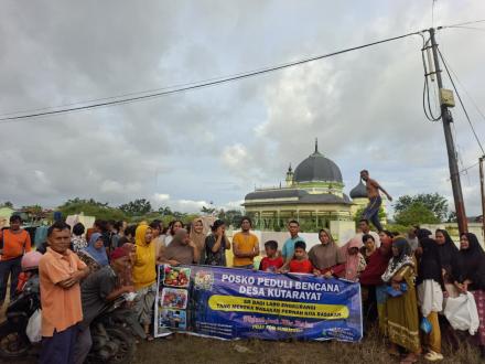 Aksi Sosial Desa Kutarayat Terhadap Warga Terdampak Banjir di Sumatera Utara